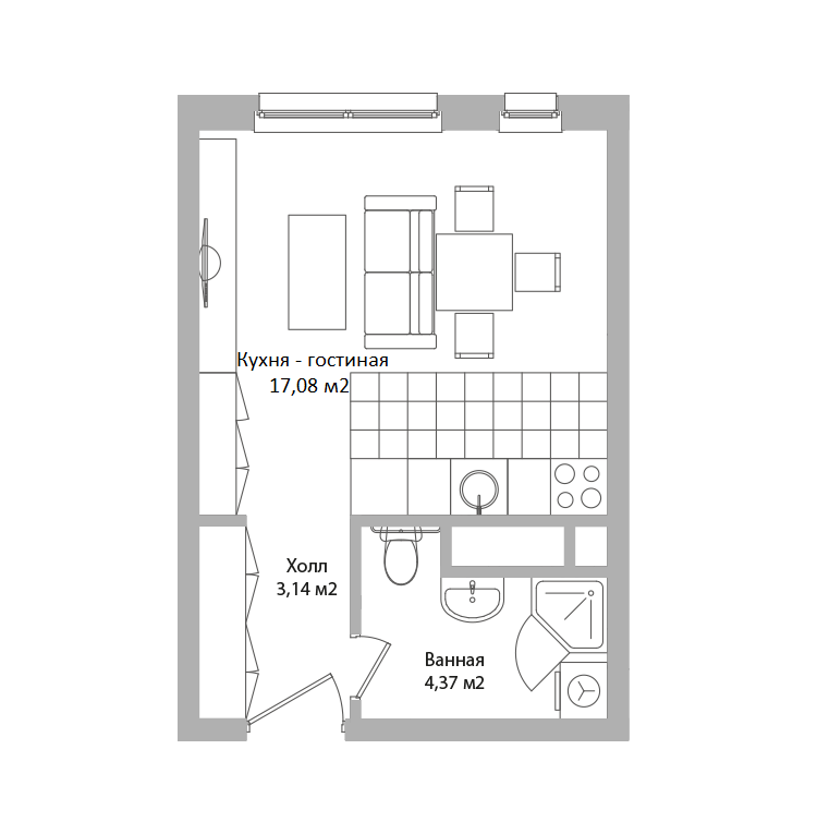 Планировка ARIUS-RESIDENCE