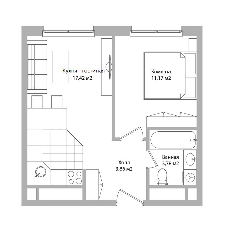 Планировка ARIUS-RESIDENCE