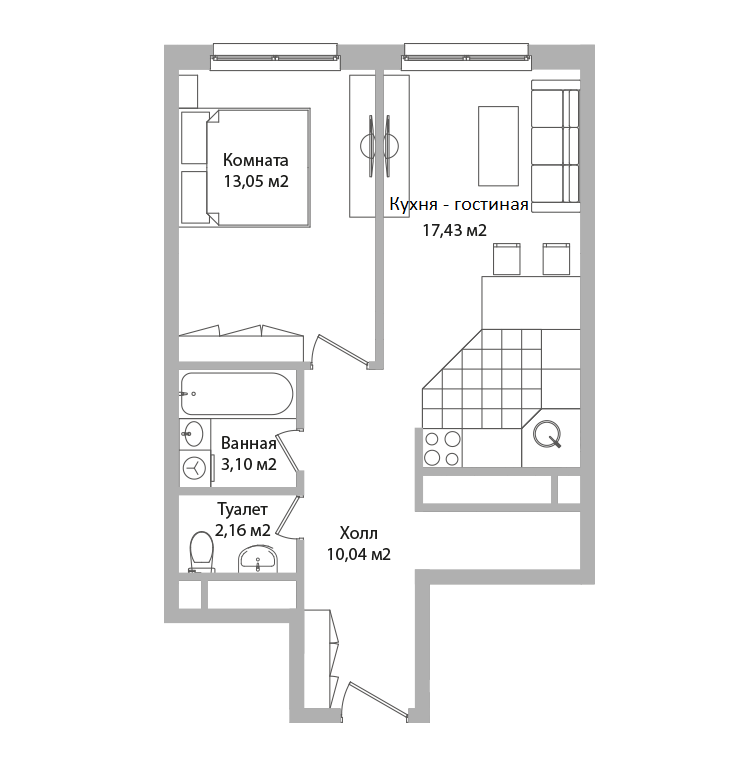 Планировка ARIUS-RESIDENCE