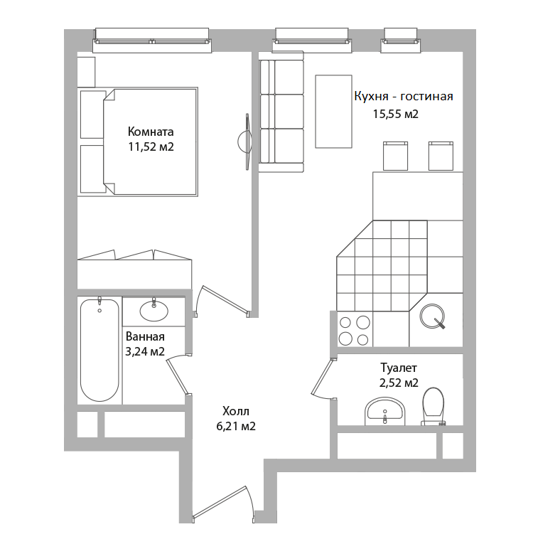 Планировка ARIUS-RESIDENCE