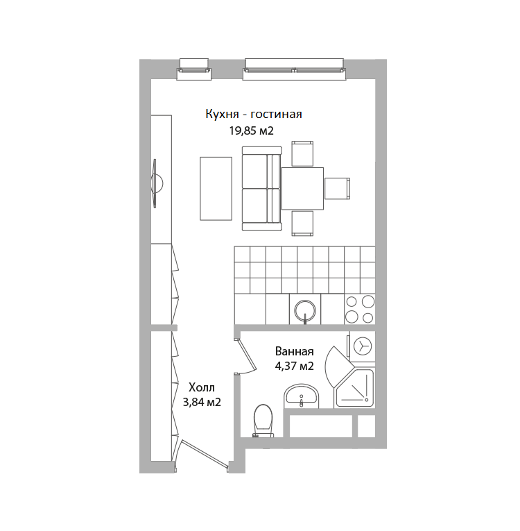 Планировка ARIUS-RESIDENCE