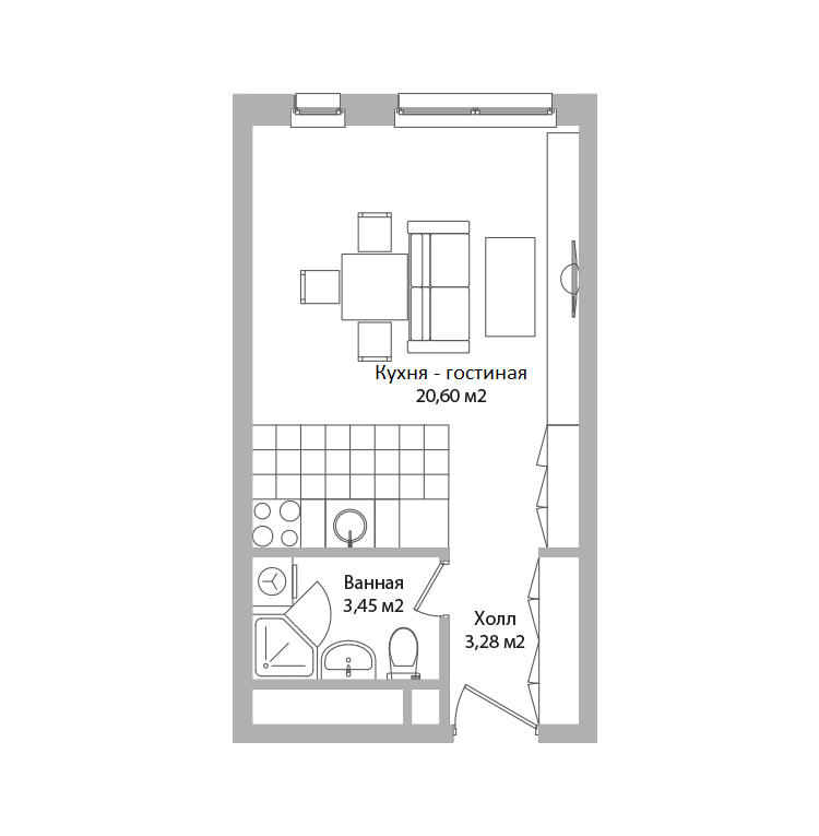 Планировка ARIUS-RESIDENCE