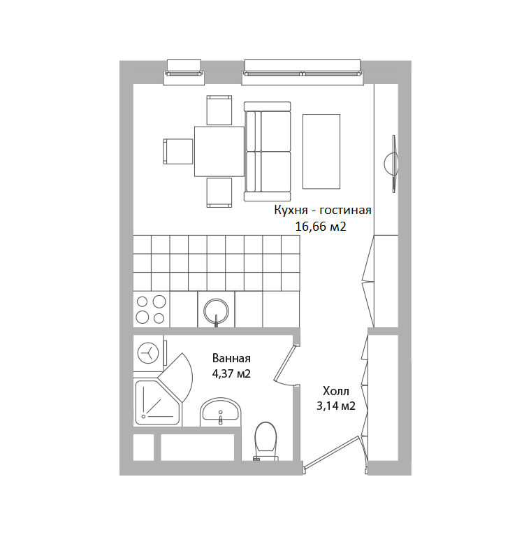 Планировка ARIUS-RESIDENCE